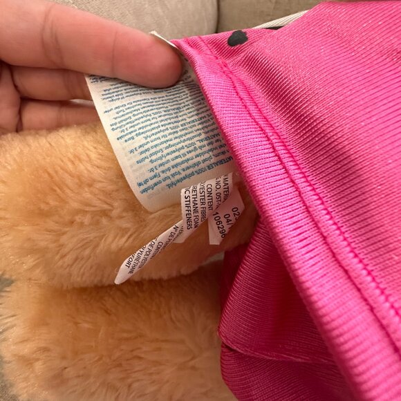 Build A Bear Bunny Cheerleader Plush Toy Pink 18" - Picture 11 of 11